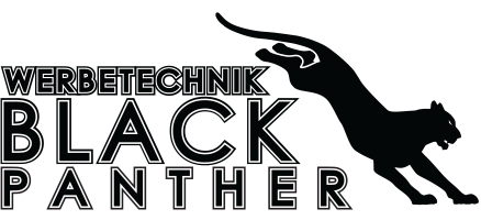 Werbetechnik Black Panther